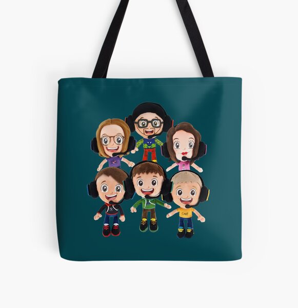 HAPPY FGTeeV  - FAMILY PLUSHIE BUNDLE (2022)   All Over Print Tote Bag RB2709 product Offical fgteev Merch